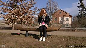 Chrissy Fox Outdoor Pissing Scene