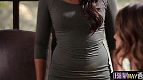 Hot lesbian fucks her way out of argument