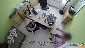 Blonde Teen Fucks Agent for Cash in Casting