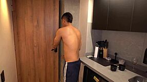 When my wife is away, my big ass neighbor is always ready for a chat