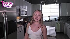 Babysitter Eva Nyx Teases Him To Cum In Her Teen 18+ Pussy