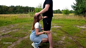 I wanna be throated outdoors and swallow yer cum