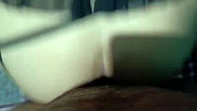 Trans prostitute riding mature man's dick