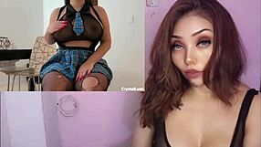 Wow, Busty Latina Schoolgirl Seduces Stepfather!