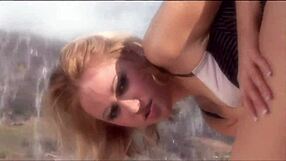 Interracial outdoors with wet pussy and big black cock monster sex