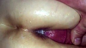 Assiob big dick teases tight ass in a playful way.