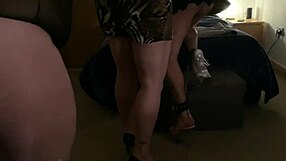 Double Domme - Sissified Bound Milked and Fed My Own Cum