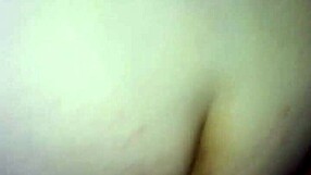 Home video of blonde bent over sucking black cock doggystyle.