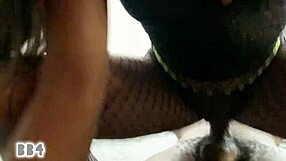 african university student in bed costumes fucking big black cock creampie and cumshot