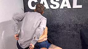 After 20 Years Riding The Same Cock, Cuckold Husband Brings A New Thick Dick For Wife To Bounce On And Cum