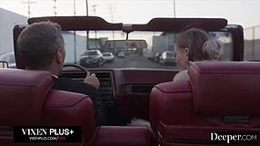 Deeper cheating wife Sammm next door sneaks away to fuck affair partner with blowjob and lick