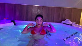 incredible sex in jacuzzi, does he fill your pussy with cum?