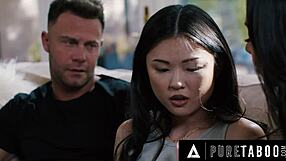 Pure taboo shocked lulu chu discovers bdsm sex tape from neighbors seth gamble & kimmy kimm