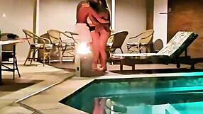 latina wife gets doggystyle from big black cock while husband films