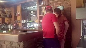 brunette milf gets fucked doggystyle with fingering