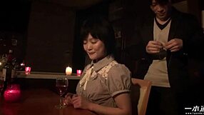 Japanese Yuri Hidaka Enjoys First Love Candlelit Room Session with Boyfriend
