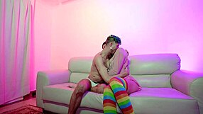 i couldn't resist worshiping my half-brother's big cock