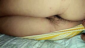 stepsister lets me tease her juicy pussy on my bed