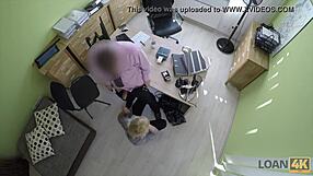 Blonde Teen Fucks Agent for Cash in Casting