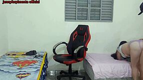 stepsister changes near me and i end up fucking her on the gamer chair 😏