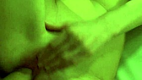 Blonde mom riding cock with big tits in lingerie and fishnets