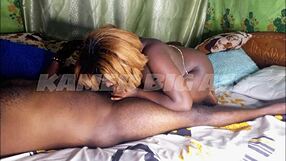 Ebony Teen Sucks Big Cock Until Cum