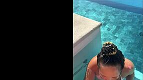 Public bj at infinity pool in costa rica