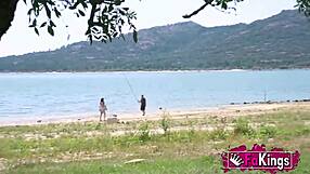 amanda luxor searches for partners in public as a horny cuban babe