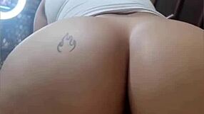 Couple explores seductive sitting and twerking on dick in intimate session.