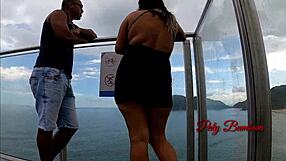 Latina Paty Bumbum Can't Resist Alex Lima's Big Cock At Work