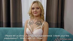 Tempting Girl Pleases Her Virgin Pussy Until Orgasm 😍