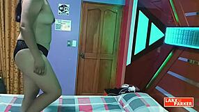 Latina Esther From Chiclayo Shows Huge Hairy Ass In Doggy Spanking