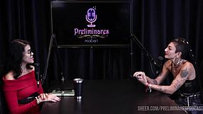 so caroleta roots shares hot moments in preliminares podcast with bia hot - part 2 on sheer red