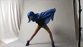 Amateur Cosplay Raven In Public Outdoor Costumes