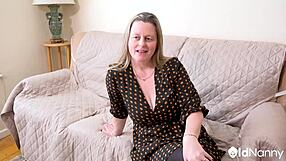 Busty British Milf and Curvy Mature Lesbian Engage in Rough Licking and Play