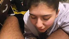 My gf can't stop sucking my cock