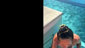 Public bj at infinity pool in costa rica