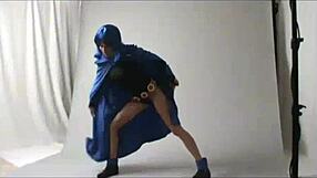 Amateur Cosplay Raven In Public Outdoor Costumes