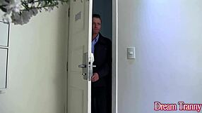 I admire Nicolly Pantoja's big ass in this crossdressing scene