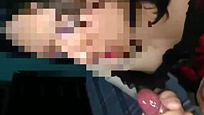 Trans prostitute riding mature man's dick