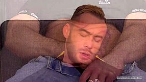 huge german bodybuilder strokes his muscular cock solo