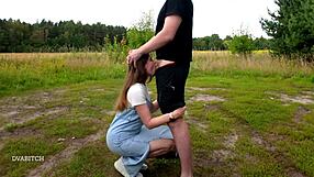 I wanna be throated outdoors and swallow yer cum