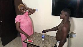 BBW slut squirting from bottle game fucking