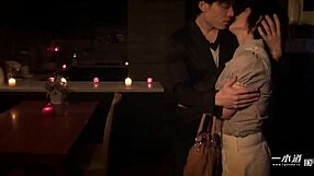 Japanese Yuri Hidaka Enjoys First Love Candlelit Room Session with Boyfriend