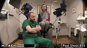 Doctor in Tampa gives freshman mandatory Hitachi orgasm