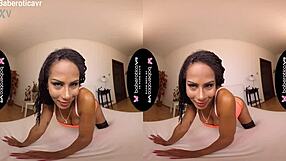 Solo Isabela Chrystin Masturbates In VR Reality