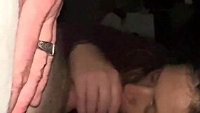 Cute amateur gives blowjob leading to creampie?