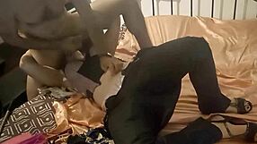 1163 - compilation - french slut clothed-sex satin dress satin thong stockings heels doggy style blowjob rimming