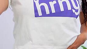 Sexy Amateur Latina Teen 18+ Masturbates on the Phone for Her Boyfriend