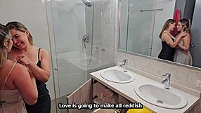 plumber gives his job to lesbian couple who want to try a cock on their anniversary